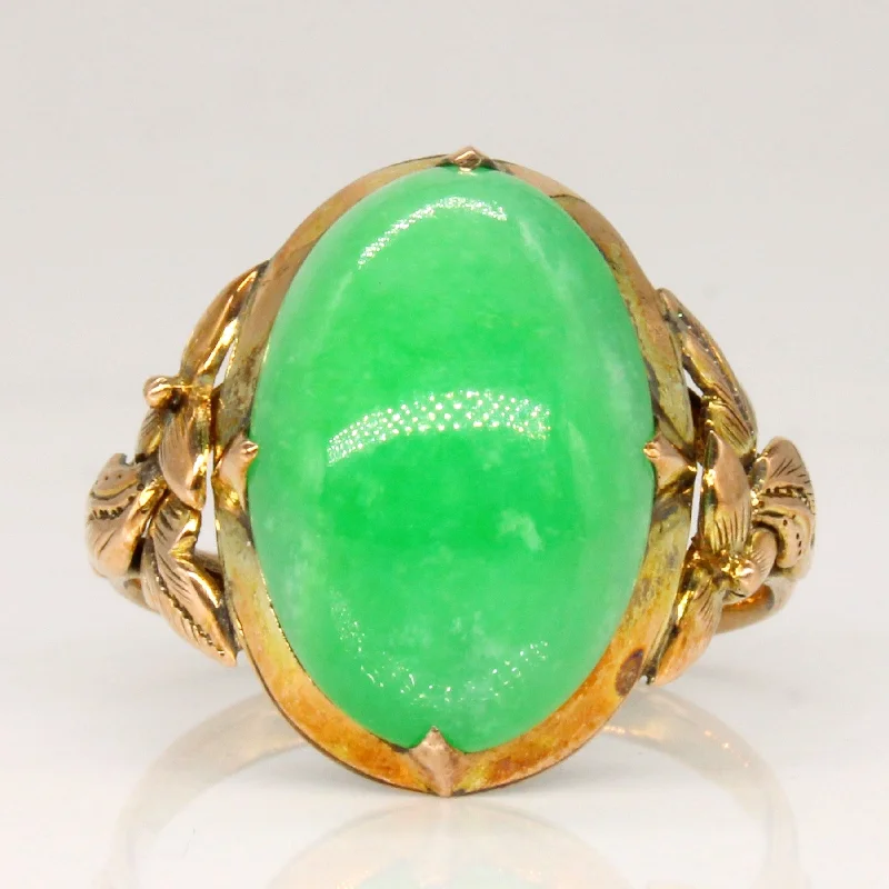 Jewelry Sale Alert – Shop Timeless Elegance Today Jadeite Cocktail Ring | 6.50ct | SZ 5.75 |