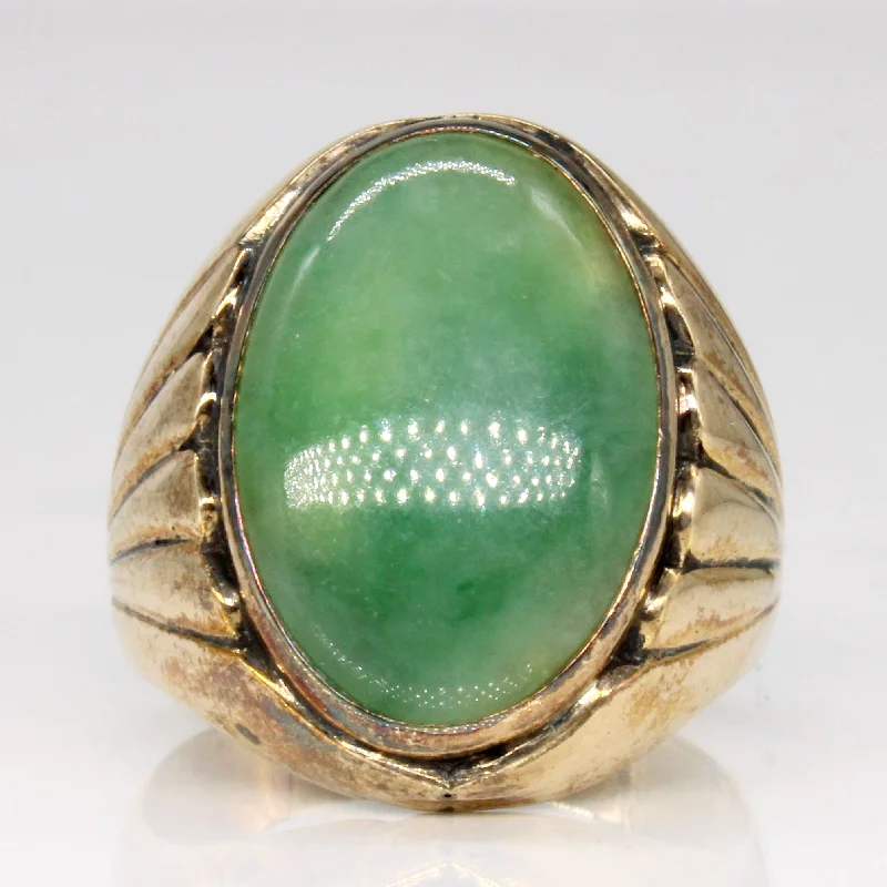 High-End Jewelry, Now More Affordable Than Ever Jadeite Cocktail Ring | 9.00ct | SZ 8 |