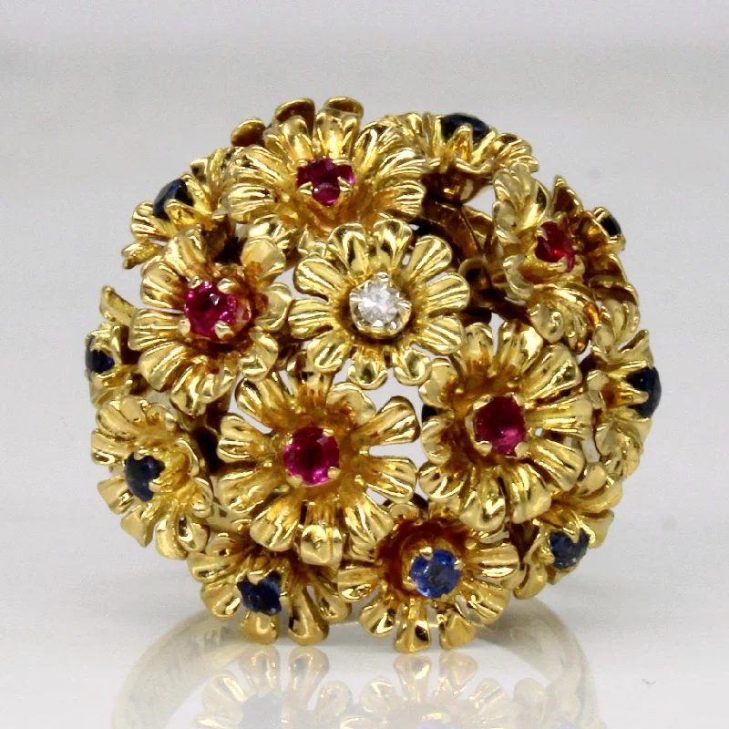 Discover Unique Jewelry With Special Limited-Time Offers Multi Gem Bouquet Ring | 0.31ctw | SZ 5.25 |