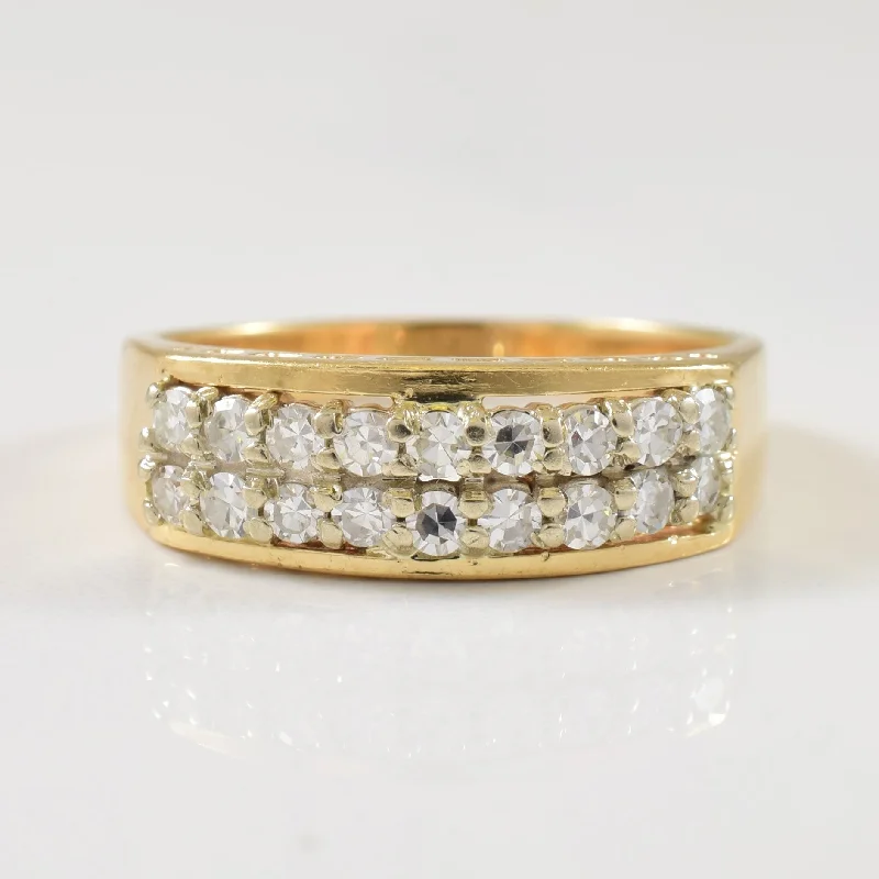 Get Your Favorite Jewelry At The Best Price Pave Set Diamond Ring | 0.36ctw | SZ 7.25 |