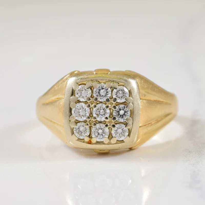 Shop Dazzling Jewelry At The Best Prices Pave Set Diamond Ring | 0.45ctw | SZ 10.75 | Shop Dazzling Jewelry At The Best Prices Pave Set Diamond Ring | 0.45ctw | SZ 10.75 |