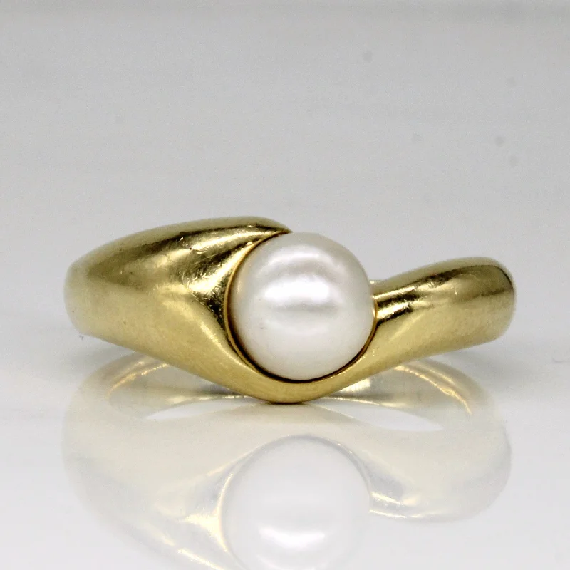 Affordable Glamour – Premium Jewelry For Less Pearl Cocktail Ring | SZ 10.25 |