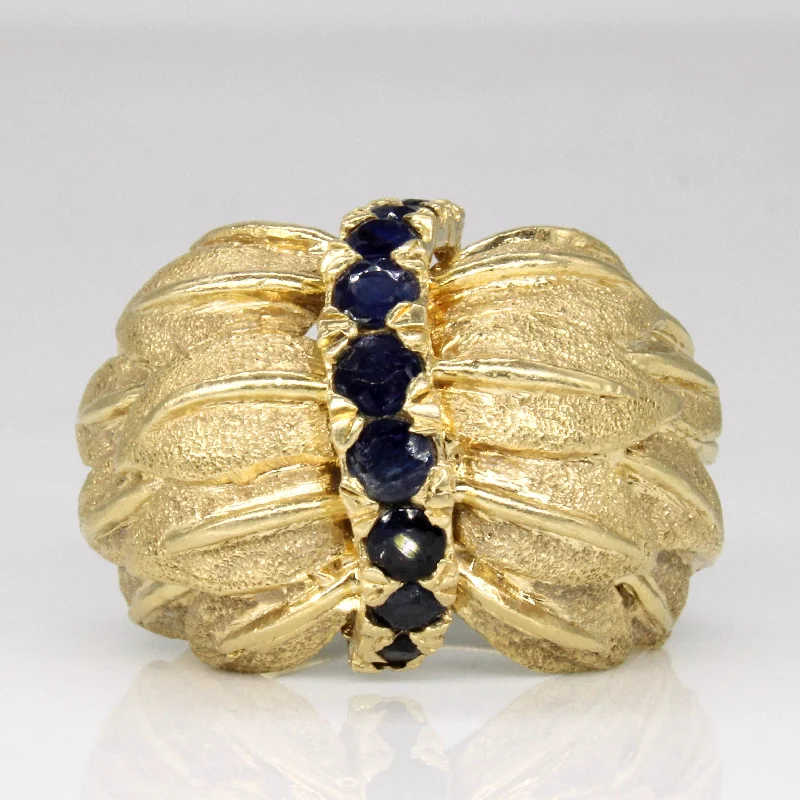 Celebrate With Sparkle – Jewelry Sale Now Live Sapphire Cocktail Ring | 0.77ctw | SZ 6.25 |