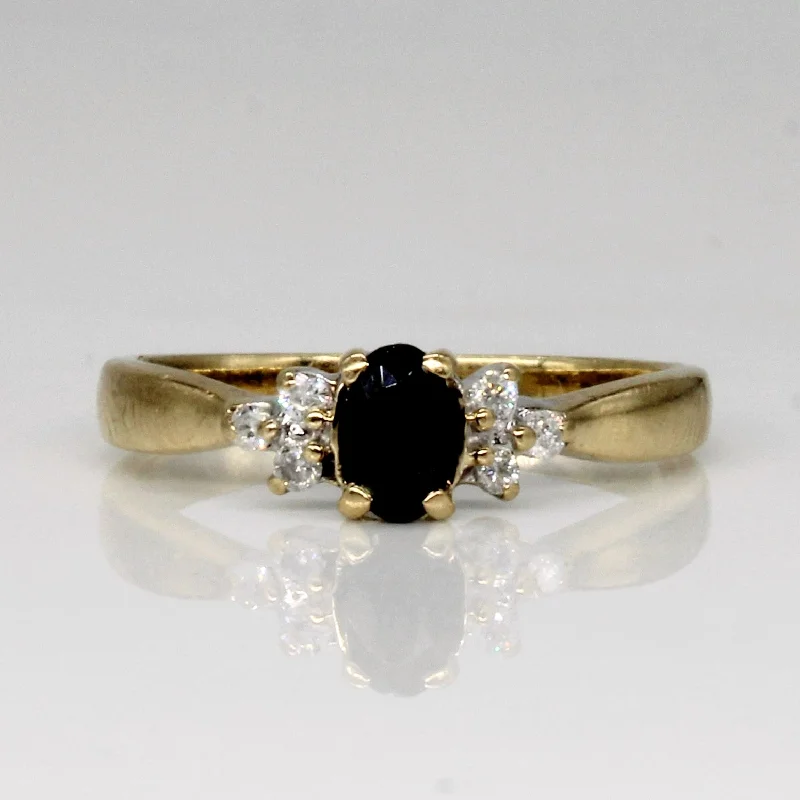 Timeless Elegance Now At Special Discounts Sapphire & Diamond Ring | 0.22ct, 0.06ctw | SZ 5 | Timeless Elegance Now At Special Discounts Sapphire & Diamond Ring | 0.22ct, 0.06ctw | SZ 5 |