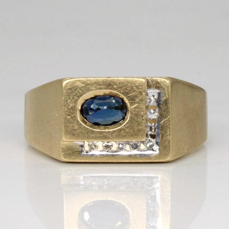 Modern Jewelry At Exclusive Discounts – Shop Today Sapphire & Diamond Ring | 0.28ct, 0.08ctw | SZ 11.75 |