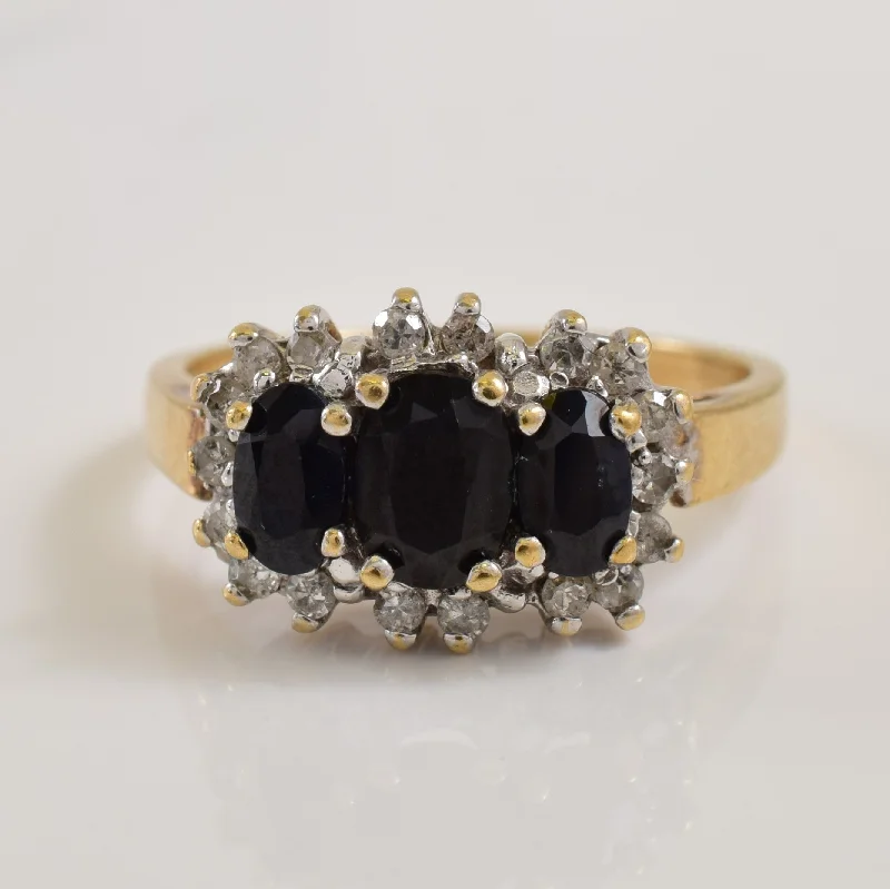 Accessorize For Less – Luxury Jewelry At Affordable Prices Sapphire & Diamond Ring | 1.00ctw, 0.18ctw | SZ 4.75 |