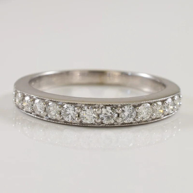 Huge Savings On Timeless Jewelry Collections Semi Eternity Diamond Ring | 0.36ctw | SZ 7 | Huge Savings On Timeless Jewelry Collections Semi Eternity Diamond Ring | 0.36ctw | SZ 7 |