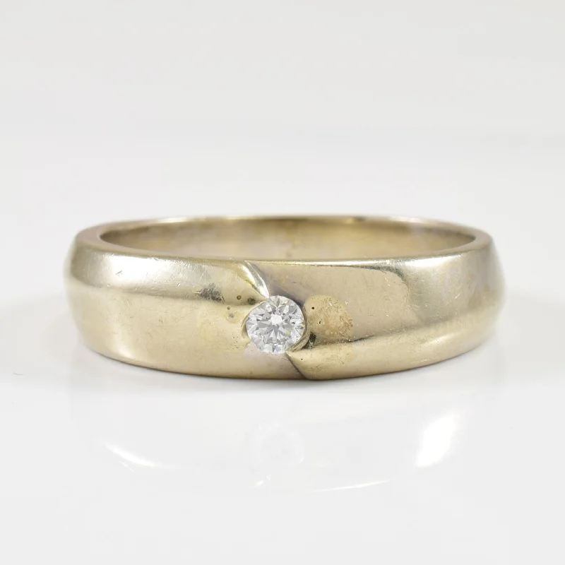 Premium Diamond Jewelry For Unforgettable Moments Solitaire Diamond Band | 0.06ct | SZ 8 |