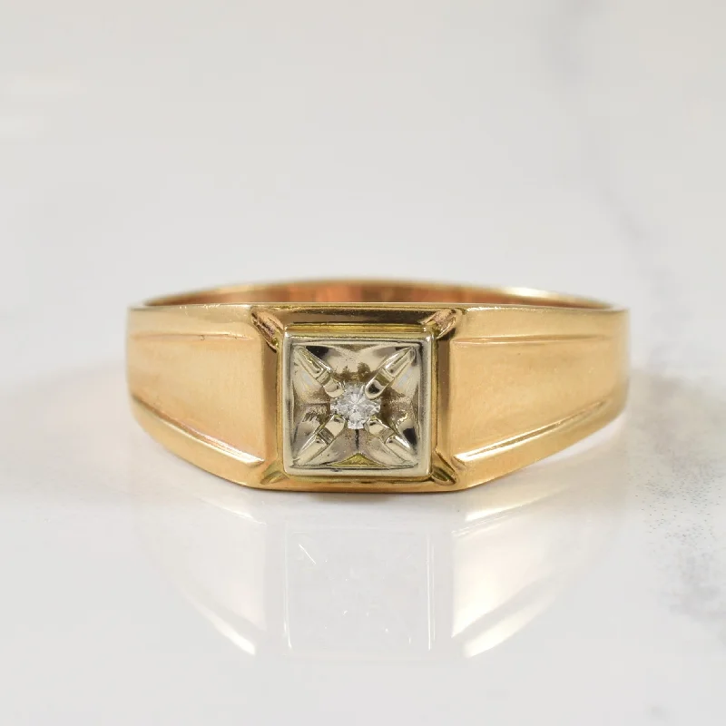 Luxury Jewelry At Unbeatable Discounts Solitaire Diamond Ring | 0.03ctw | SZ 12 |