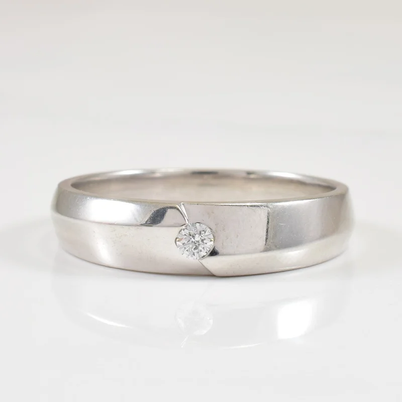 Elevate Your Jewelry Collection With Limited-Time Savings Solitaire Diamond Ring | 0.06ct | SZ 10.50 |