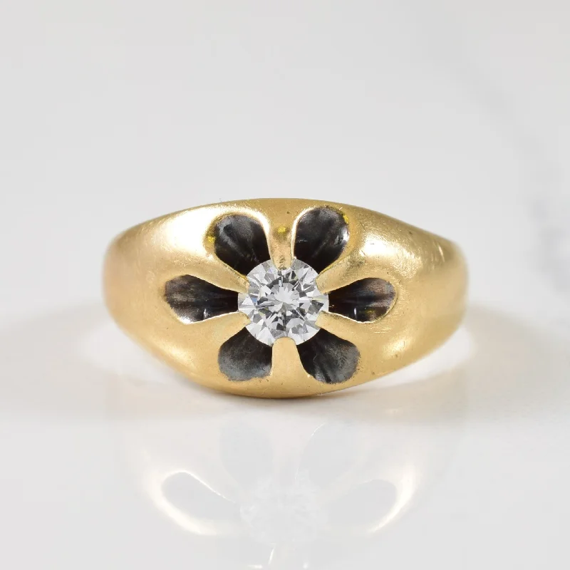 Affordable Glamour – Premium Jewelry At Special Prices Belcher Set Solitaire Diamond Ring | 0.17ct | SZ 4 | Affordable Glamour – Premium Jewelry At Special Prices Belcher Set Solitaire Diamond Ring | 0.17ct | SZ 4 |