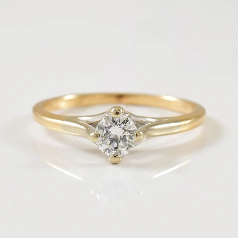 High-End Jewelry, Now More Affordable Than Ever Solitaire Diamond Ring | 0.28ct | SZ 6.5 |