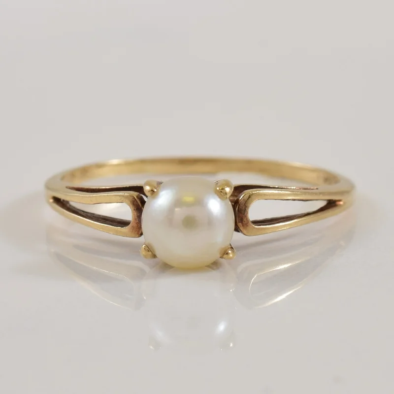 Grab Your Dream Jewelry At The Lowest Prices Solitaire Pearl Ring | 1.27ct | SZ 8.25 |