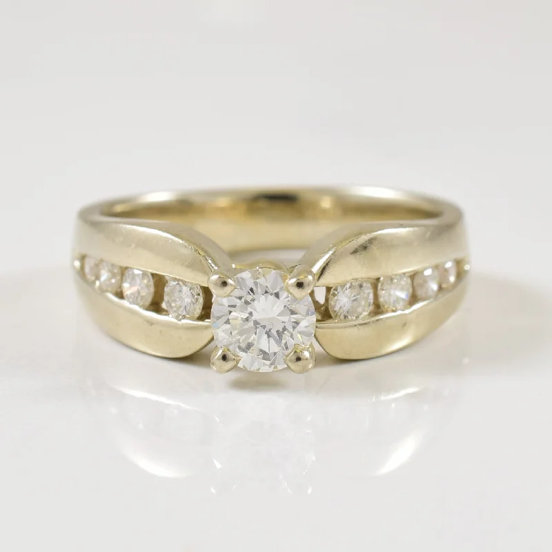 Shop Jewelry That Shines Without The High Price Tapered Diamond Ring | 0.61ctw | SZ 6.5 |