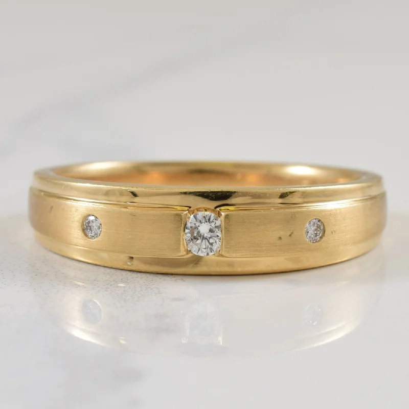 Last Chance To Grab Your Favorite Jewelry At A Discount Three Stone Channel Set Diamond Ring | 0.11ctw | SZ 10 | Last Chance To Grab Your Favorite Jewelry At A Discount Three Stone Channel Set Diamond Ring | 0.11ctw | SZ 10 |