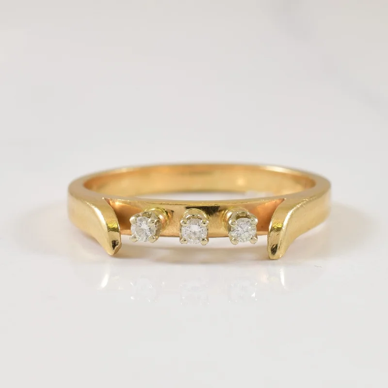 Grab Your Dream Jewelry At The Lowest Prices Three Stone Diamond Ring | 0.06ctw | SZ 6.25 | Grab Your Dream Jewelry At The Lowest Prices Three Stone Diamond Ring | 0.06ctw | SZ 6.25 |