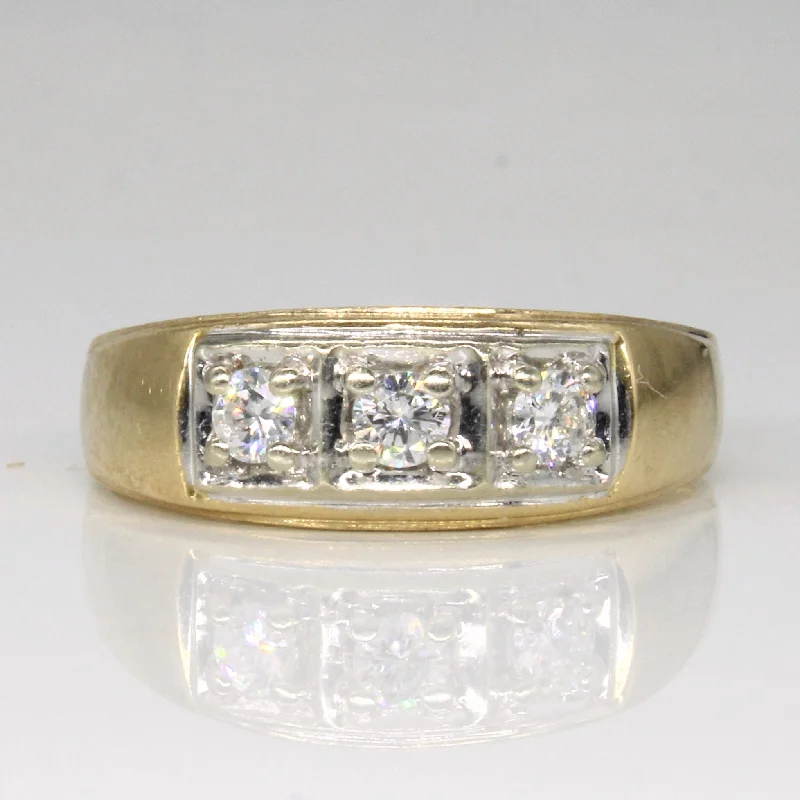 Elegant Necklaces And Bracelets At Limited-Time Offers Three Stone Diamond Ring | 0.45ctw | SZ 13.25 | Elegant Necklaces And Bracelets At Limited-Time Offers Three Stone Diamond Ring | 0.45ctw | SZ 13.25 |