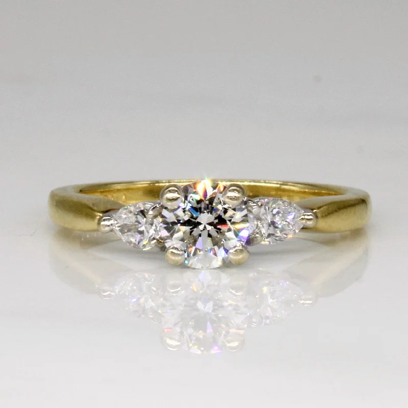 Dazzle In Elegance With Our Biggest Jewelry Sale Three Stone Diamond Ring | 0.64ctw | SZ 5.75 | Dazzle In Elegance With Our Biggest Jewelry Sale Three Stone Diamond Ring | 0.64ctw | SZ 5.75 |