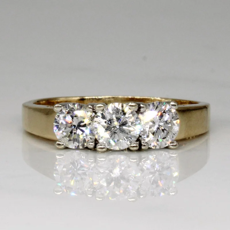 Affordable Glamour – Premium Jewelry For Less Three Stone Diamond Ring | 0.95ctw | SZ 8 | Affordable Glamour – Premium Jewelry For Less Three Stone Diamond Ring | 0.95ctw | SZ 8 |