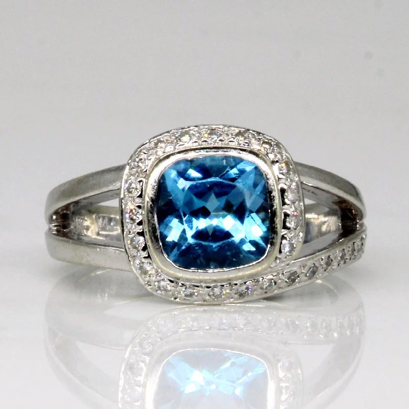 Unlock Unbeatable Jewelry Deals Before They’Re Gone Topaz & Diamond Cocktail Ring | 1.60ct, 0.13ctw | SZ 6.25 |