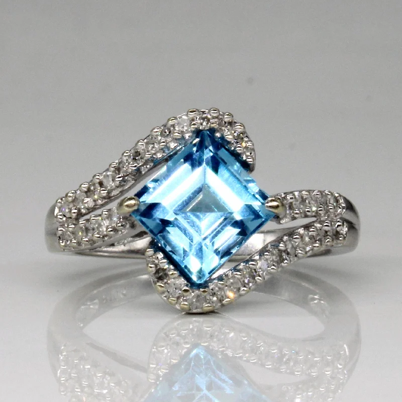 Unmissable Deals On Handmade Jewelry Collections Topaz & Diamond Cocktail Ring | 2.10ct, 0.17ctw | SZ 6.5 | Unmissable Deals On Handmade Jewelry Collections Topaz & Diamond Cocktail Ring | 2.10ct, 0.17ctw | SZ 6.5 |