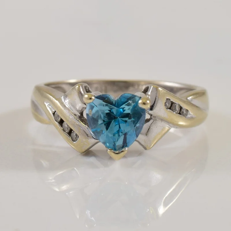 Adjustable Charm Bracelets For A Perfect Fit Topaz & Diamond Ring | 1.00ct, 0.04ctw | SZ 6.5 |
