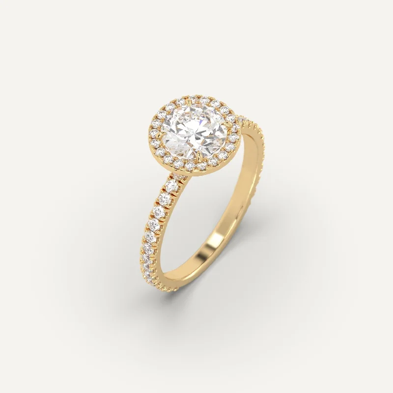 Luxury Meets Affordability – Jewelry Sale Live Now 1 carat Round Cut Diamond Ring