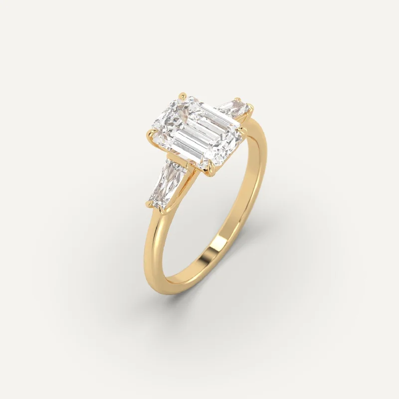 Dazzle In Elegance With Our Biggest Jewelry Sale 2 carat Emerald Cut Diamond Ring