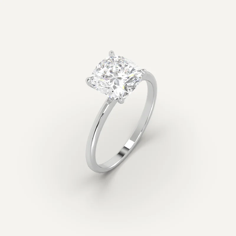 Seasonal Jewelry Deals – Elevate Your Style 3 carat Cushion Cut Diamond Ring