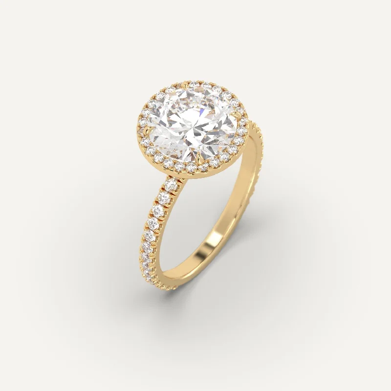 Timeless Jewelry Styles At Wallet-Friendly Prices 3 carat Round Cut Diamond Ring