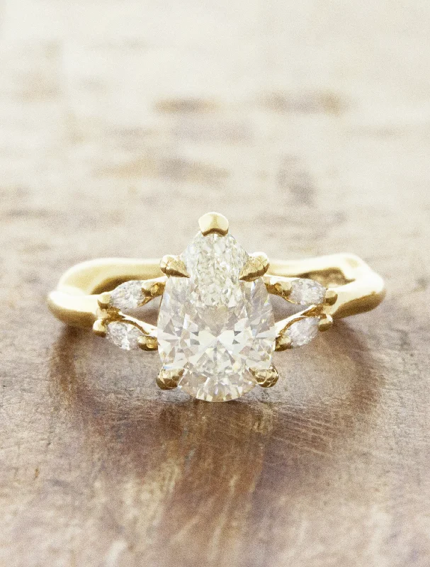 Shop Jewelry That Shines Without The High Price Adamaris - 1.58ct Pear Lab Grown Diamond