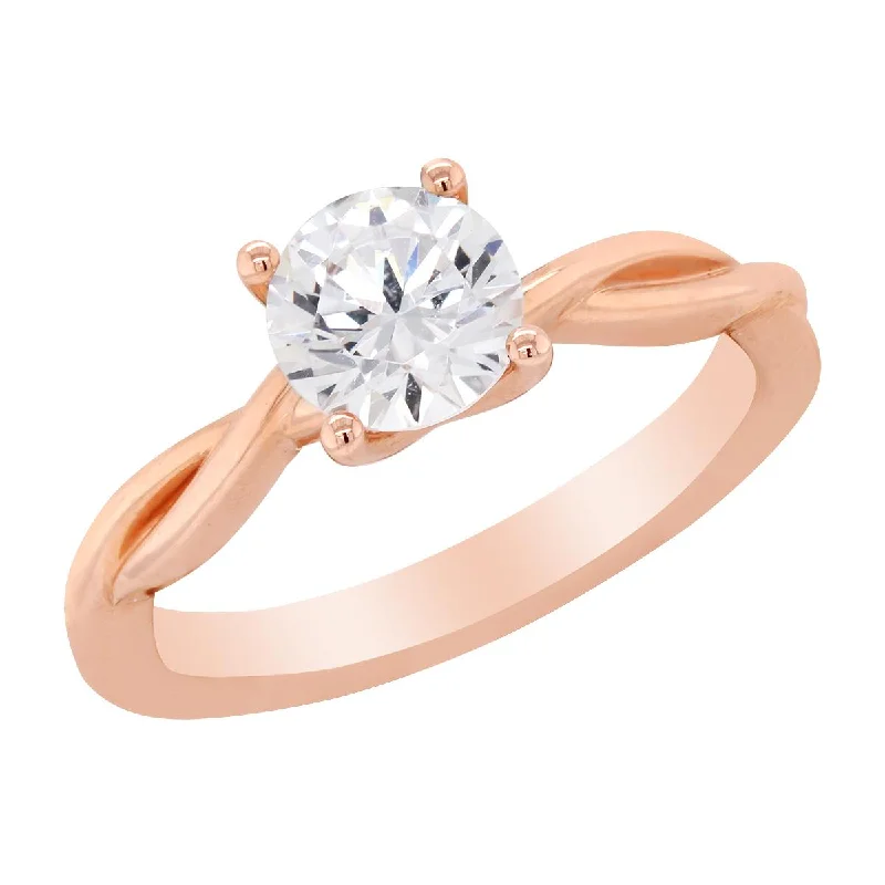 Elegant Designs, Unbeatable Discounts – Shop Jewelry Now CLASSIC ROSE GOLD SOLITAIRE ENGAGEMENT RING SETTING WITH TWISTED SHANK Elegant Designs, Unbeatable Discounts – Shop Jewelry Now CLASSIC ROSE GOLD SOLITAIRE ENGAGEMENT RING SETTING WITH TWISTED SHANK