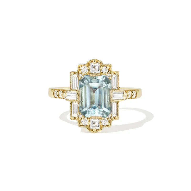 Jewelry Sale Bonanza – Grab Your Sparkle Now Deco Emerald Cut Aquamarine Diamond Mosaic Ring Jewelry Sale Bonanza – Grab Your Sparkle Now Deco Emerald Cut Aquamarine Diamond Mosaic Ring