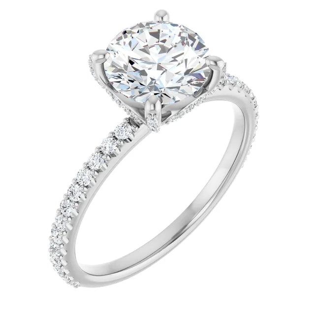 Special Offers On Handcrafted And Designer Jewelry DIOR Silver Hidden Halo Round Lab Grown Diamond Engagement Ring Special Offers On Handcrafted And Designer Jewelry DIOR Silver Hidden Halo Round Lab Grown Diamond Engagement Ring