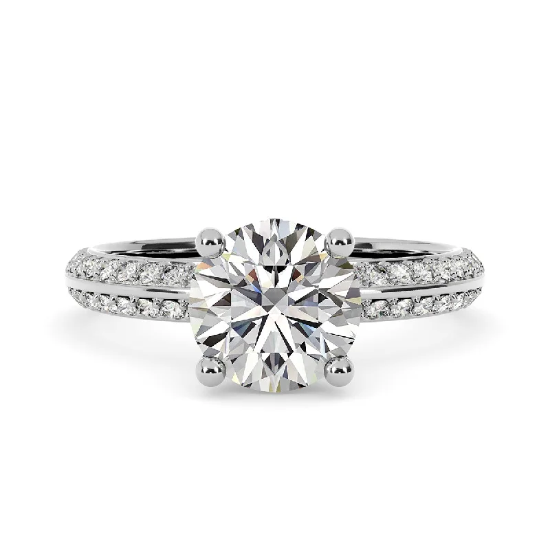 Delicate Crystal Jewelry For Sophisticated Charm Diamond Engagement Ring