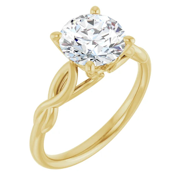Grab Your Dream Jewelry At The Lowest Prices GRACE 14K Yellow Gold Round Solitaire Engagement Ring Grab Your Dream Jewelry At The Lowest Prices GRACE 14K Yellow Gold Round Solitaire Engagement Ring