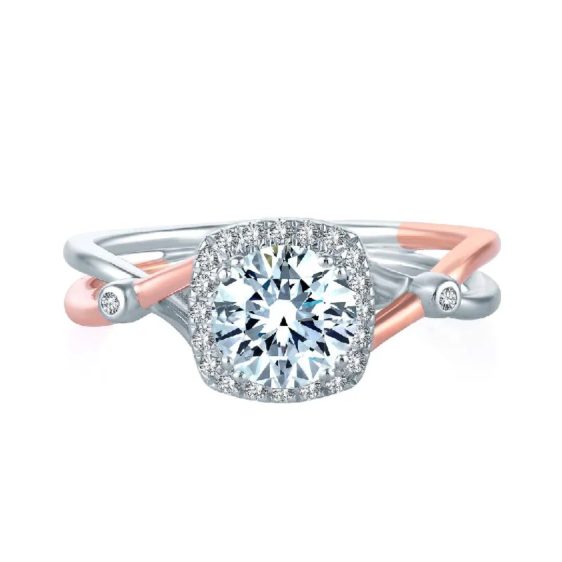 Discounted Jewelry For A Glamorous Look HALO DESIGN DIAMOND SETTING, .20 CT TW