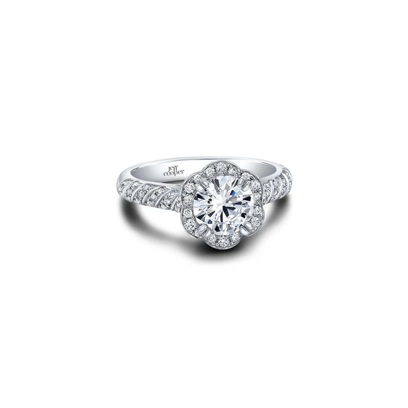 Discounted Jewelry For A Glamorous Look Lotus Engagement Ring