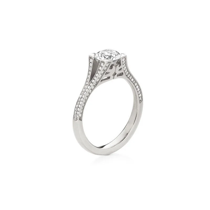 Personalized Jewelry At Special Discount Rates Danna Pave Round Brilliant Diamond Engagement Ring Personalized Jewelry At Special Discount Rates Danna Pave Round Brilliant Diamond Engagement Ring