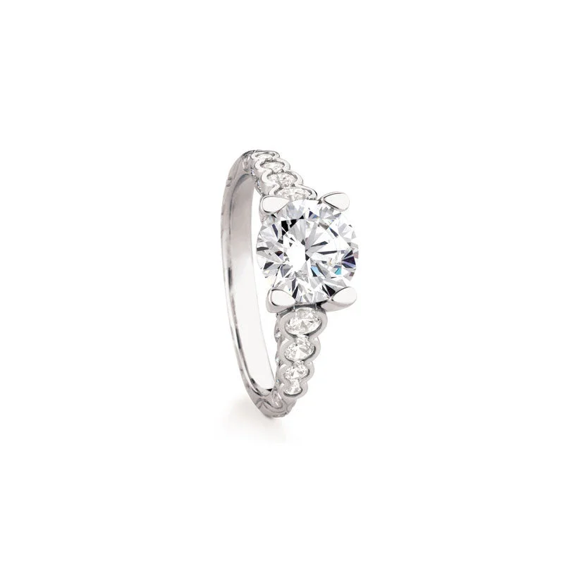 Trendy Minimalist Jewelry For Everyday Wear Dunoon Round Brilliant Diamond Engagement Ring Trendy Minimalist Jewelry For Everyday Wear Dunoon Round Brilliant Diamond Engagement Ring
