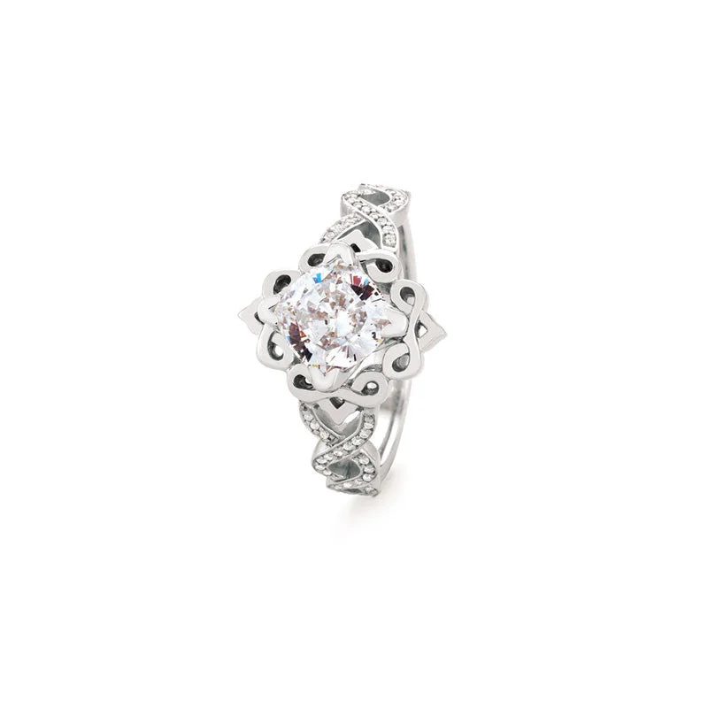 Seasonal Jewelry Sale – Upgrade Your Style Today Stirling Cushion Brilliant Diamond Engagement Ring Seasonal Jewelry Sale – Upgrade Your Style Today Stirling Cushion Brilliant Diamond Engagement Ring
