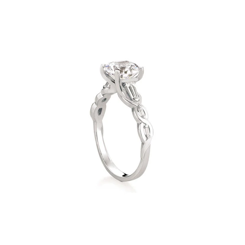 Personalized Engraved Jewelry For Meaningful Gifts Tobermory Round Brilliant Diamond Engagement Ring Personalized Engraved Jewelry For Meaningful Gifts Tobermory Round Brilliant Diamond Engagement Ring