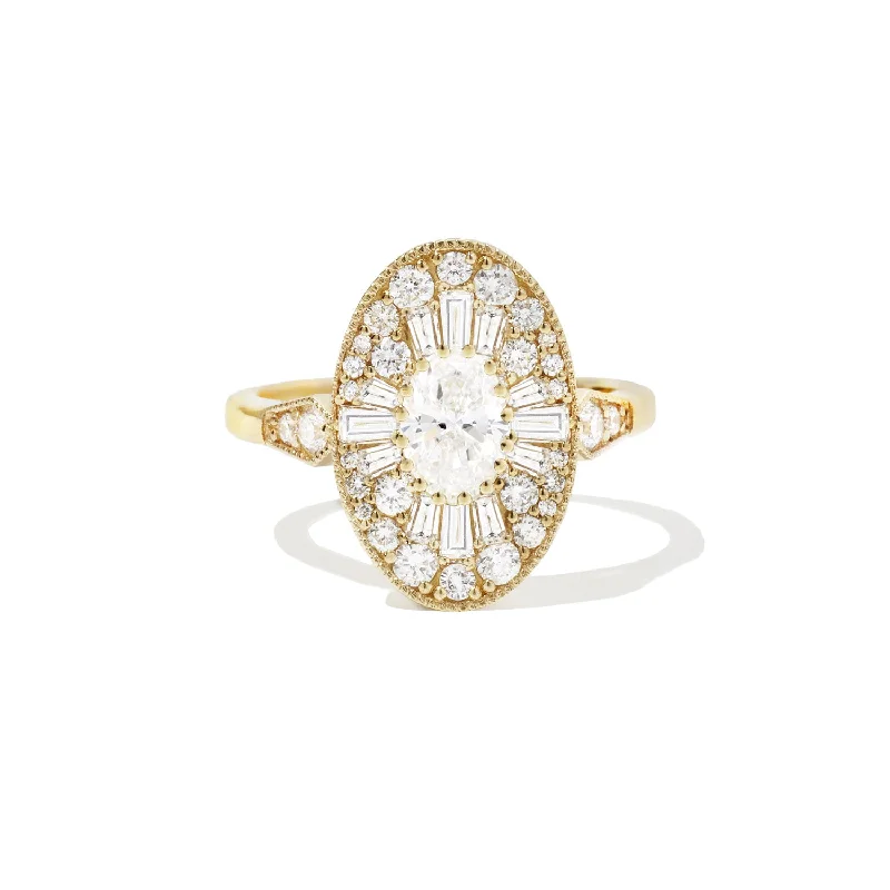 Buy More, Save More On Stunning Jewelry Pieces Oval Shape Ballerina Oval Diamond Mosaic Ring Buy More, Save More On Stunning Jewelry Pieces Oval Shape Ballerina Oval Diamond Mosaic Ring