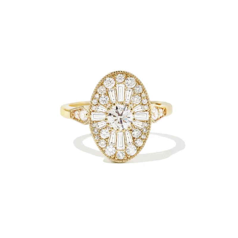 Seasonal Jewelry Clearance – Best Styles At The Lowest Prices Oval Shape Ballerina Round Diamond Mosaic Ring Seasonal Jewelry Clearance – Best Styles At The Lowest Prices Oval Shape Ballerina Round Diamond Mosaic Ring