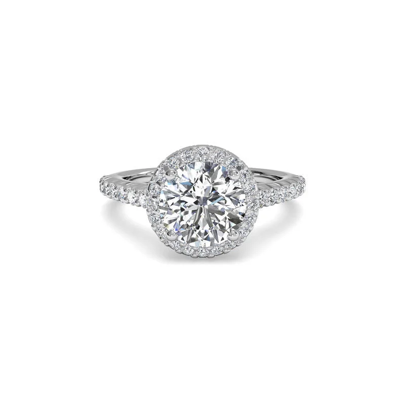 Exclusive Jewelry Discounts – Shop Now For Savings French-Set Halo Round Brilliant Diamond Ring Exclusive Jewelry Discounts – Shop Now For Savings French-Set Halo Round Brilliant Diamond Ring