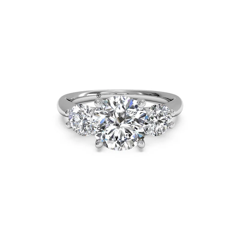 Premium Jewelry, Premium Discounts – Act Fast Three-Stone Round Brilliant Diamond Engagement Ring Premium Jewelry, Premium Discounts – Act Fast Three-Stone Round Brilliant Diamond Engagement Ring