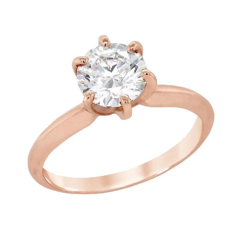 Elegant Jewelry, Affordable Luxury – Shop Now ROSE GOLD ENGAGEMENT RING WITH ROUND CUT LAB GROWN DIAMOND, 1.17 CT Elegant Jewelry, Affordable Luxury – Shop Now ROSE GOLD ENGAGEMENT RING WITH ROUND CUT LAB GROWN DIAMOND, 1.17 CT