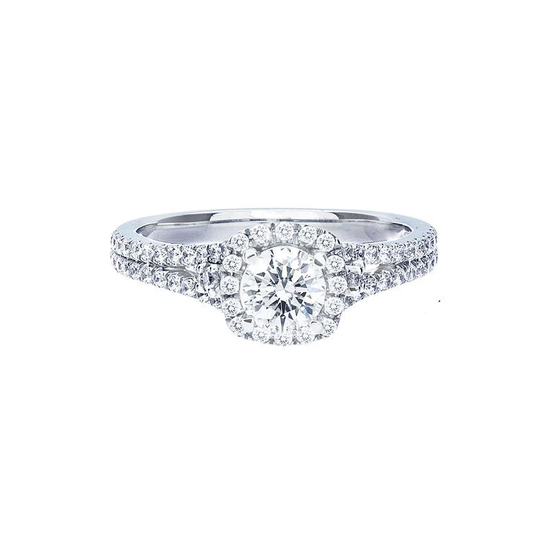 Trending Jewelry Styles Now At Limited-Time Discounts Petite Cushion halo Split Band Engagement Ring Trending Jewelry Styles Now At Limited-Time Discounts Petite Cushion halo Split Band Engagement Ring