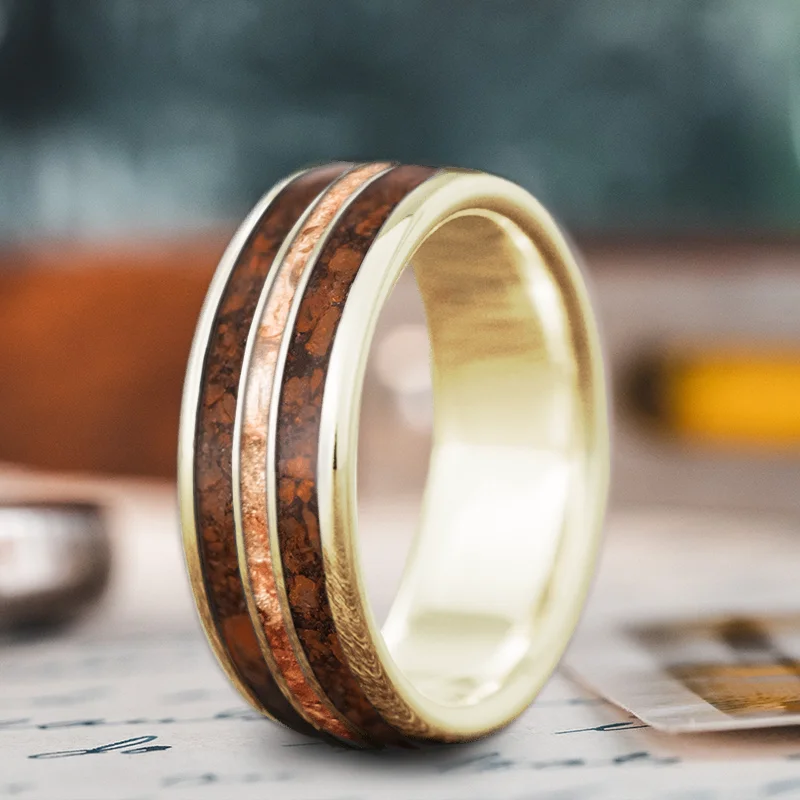 Handcrafted Jewelry Sale – Unique Designs At Low Prices Custom Design - 3-Inlay Narrow Center Ring piuYfsp7GAxj9LkgejZ-KeeT Handcrafted Jewelry Sale – Unique Designs At Low Prices Custom Design - 3-Inlay Narrow Center Ring piuYfsp7GAxj9LkgejZ-KeeT