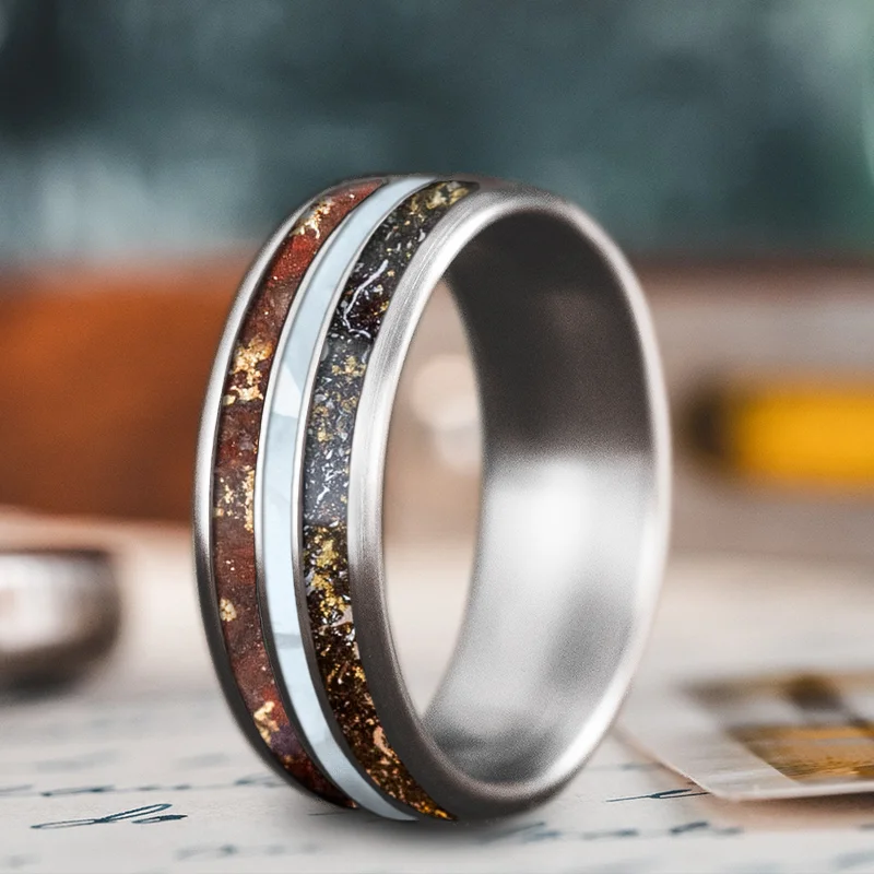 Discounted Jewelry For A Glamorous Look Custom Design - 3-Inlay Narrow Center Ring QajQxZWyFEq1BibKFezK8ThS Discounted Jewelry For A Glamorous Look Custom Design - 3-Inlay Narrow Center Ring QajQxZWyFEq1BibKFezK8ThS